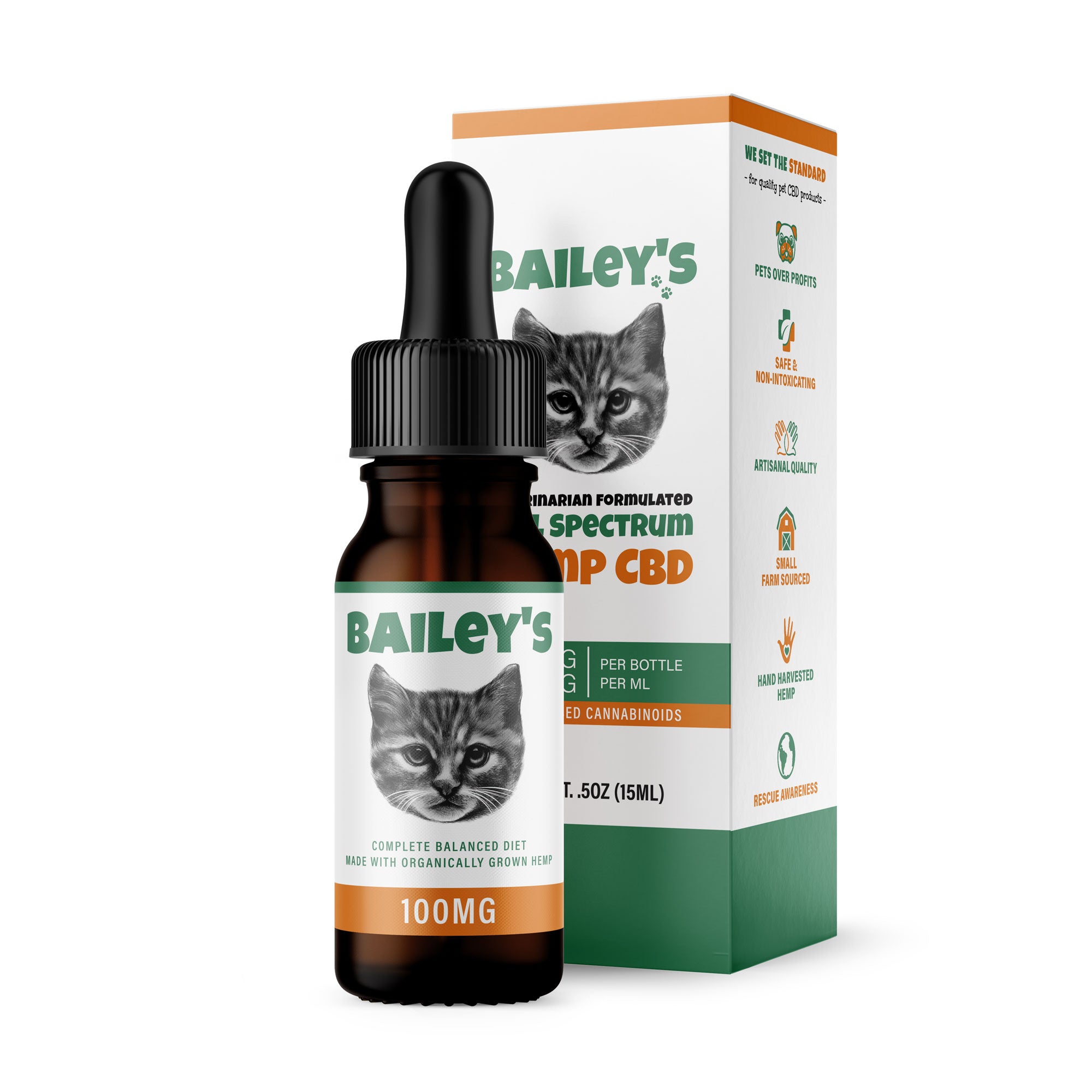 BAILEY'S - 猫用CBDオイル 100mg – zen placeオンラインストア